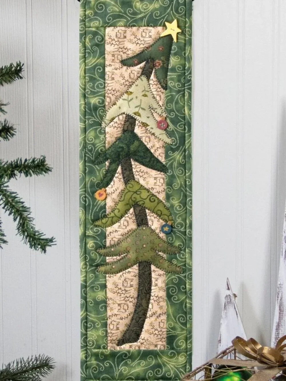 Patch Abilities Holiday Tree Quilted Wall Hanging Kit NEW Christmas Sewing DIY